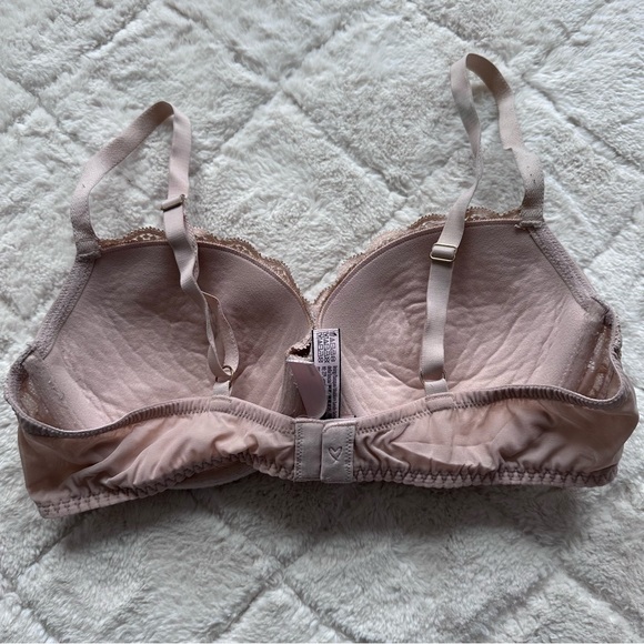 Victoria's Secret | Gold & Cream Metallic Dream Angels Lined Demi | Size 36C - Picture 5 of 14